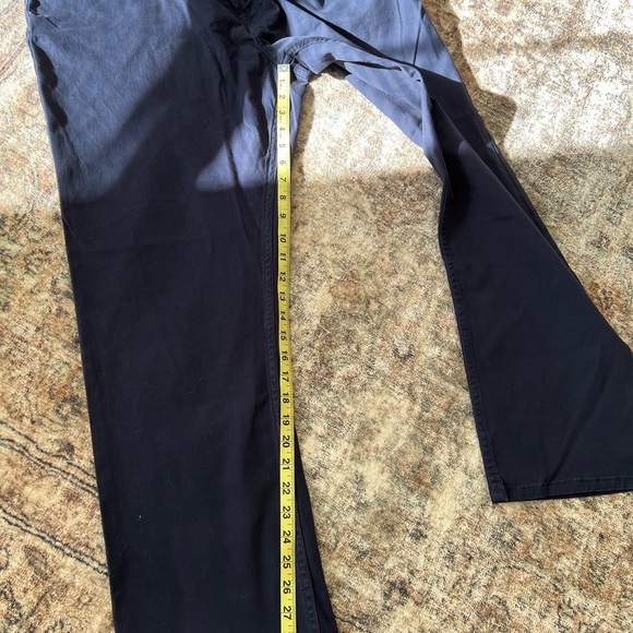 IZOD Mens Stretch Twill Pants Straight Fit  Weekender 5 Pocket Navy 38X30 Casual - Picture 13 of 16